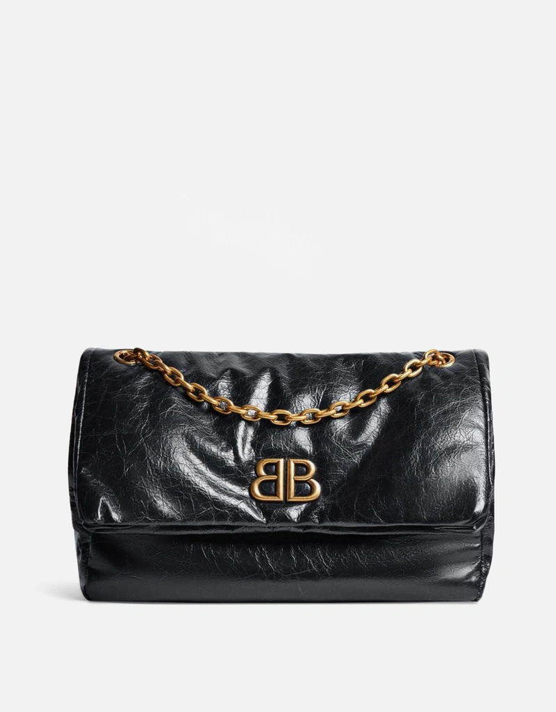 クロマロ様✴︎✴︎BALENCIAGA モナコ チェーンバッグ ミディアム Balenciaga モナコ チェーン バッグ 中型 カーフスキン ショルダー