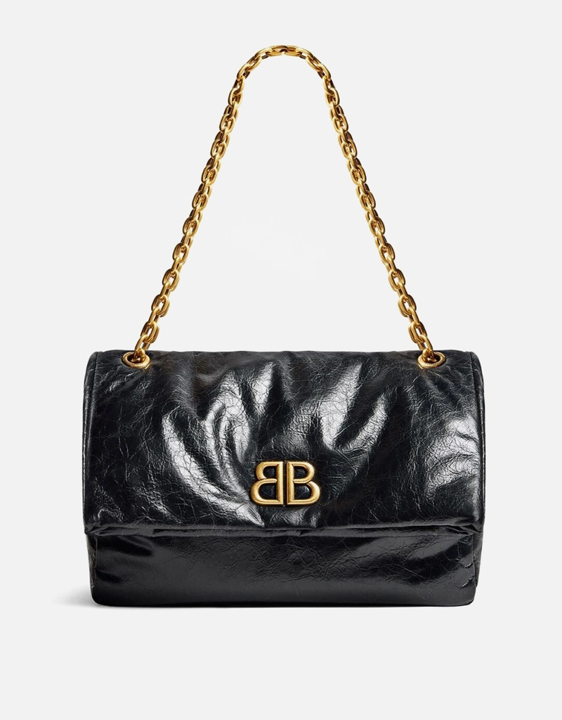 Balenciaga モナコ チェーン バッグ 中型 カーフスキン ショルダー