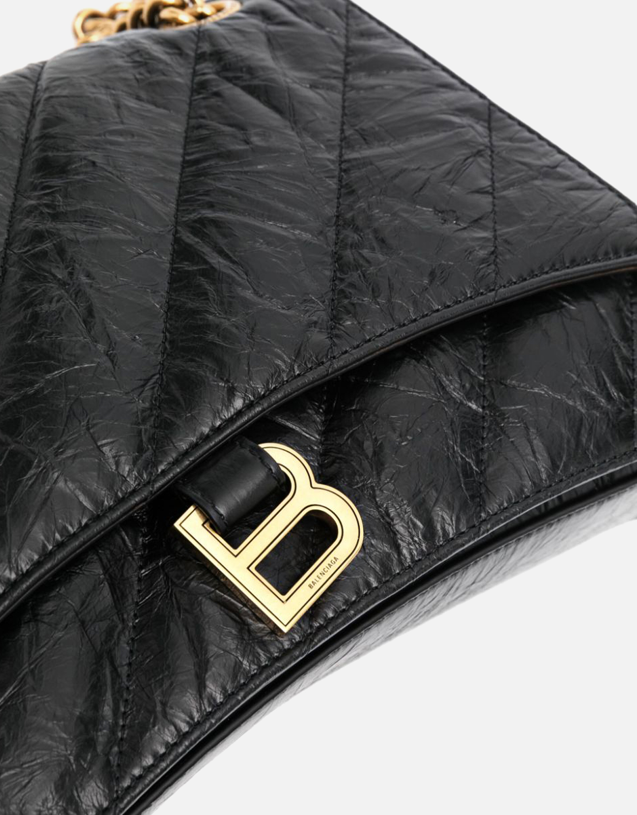 Balenciaga クラッシュミディアムカーフスキンチェーンバッグ