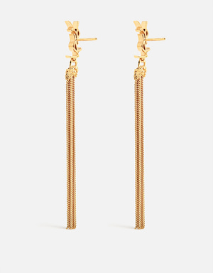 SAINT LAURENT 羽根モチーフ フェザー　イヤリング Saint Laurent イヤリング | ジュエリー 新作・セール | IFCHIC
