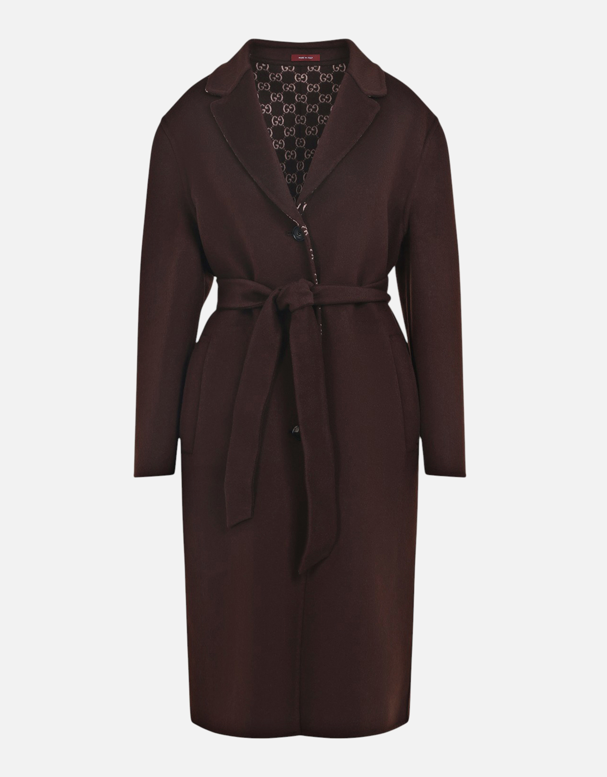 Gucci リバーシブルシルクウールコート (ジャケット,ウールコート