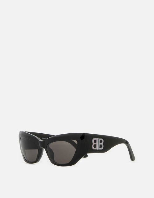 BALENCIAGA サングラス　ブラック Balenciaga ブラックアセテートシグネチャーバタフライサングラス