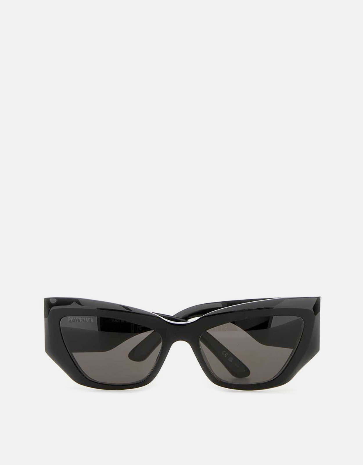 Balenciaga ブラックアセテートシグネチャーバタフライサングラス