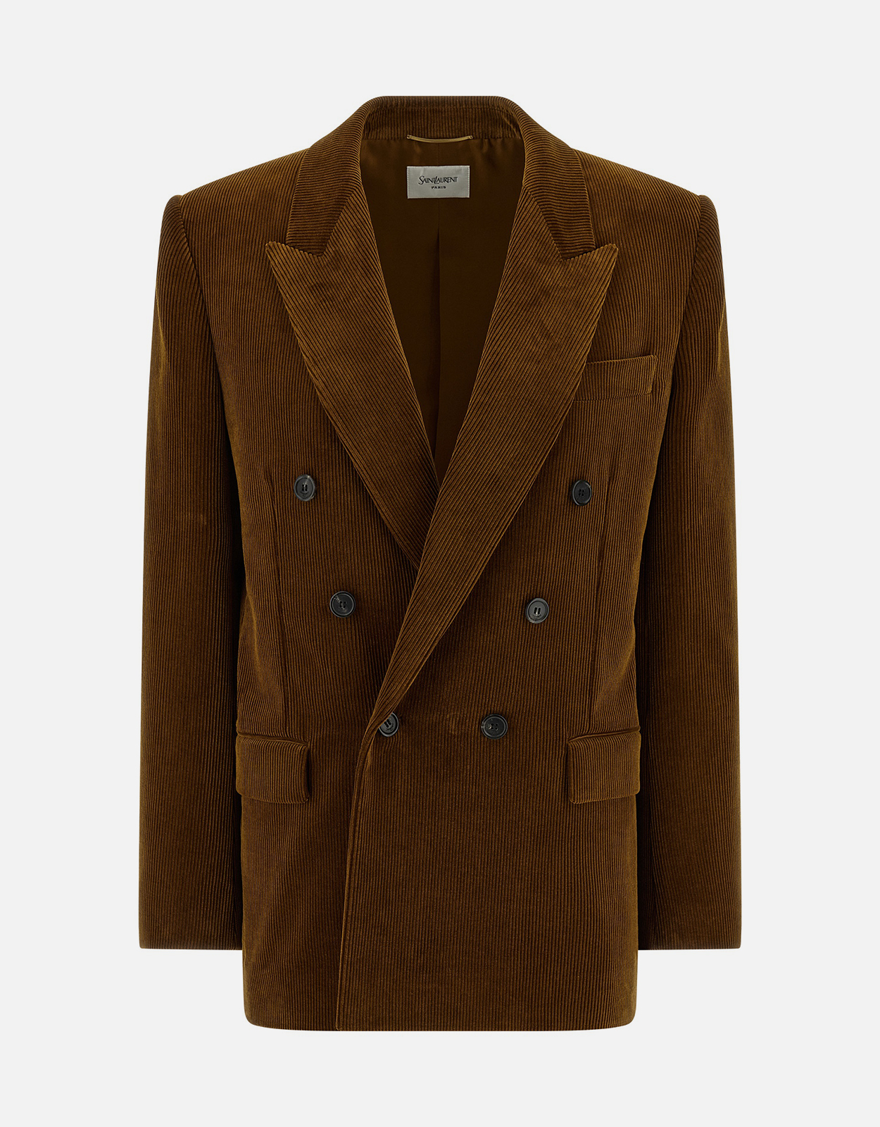 Saint Laurent コーデュロイダブルブレストジャケット (すべての新品