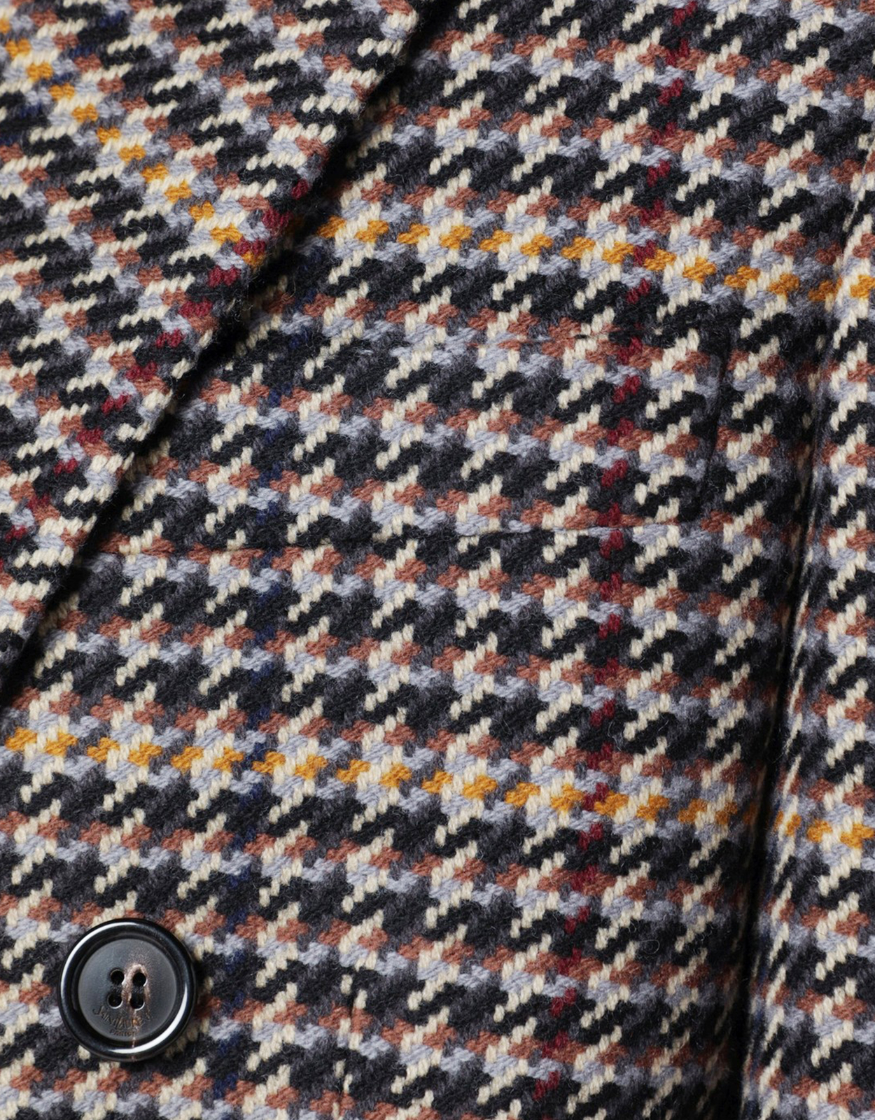 Saint Laurent ウールチェック ダブルブレストジャケット (すべての