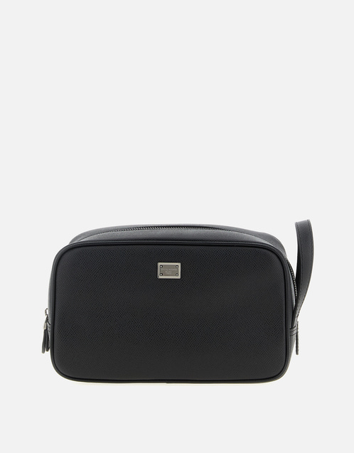 Dolce & Gabbana メンズ シチリア カーフスキン ビューティーケース