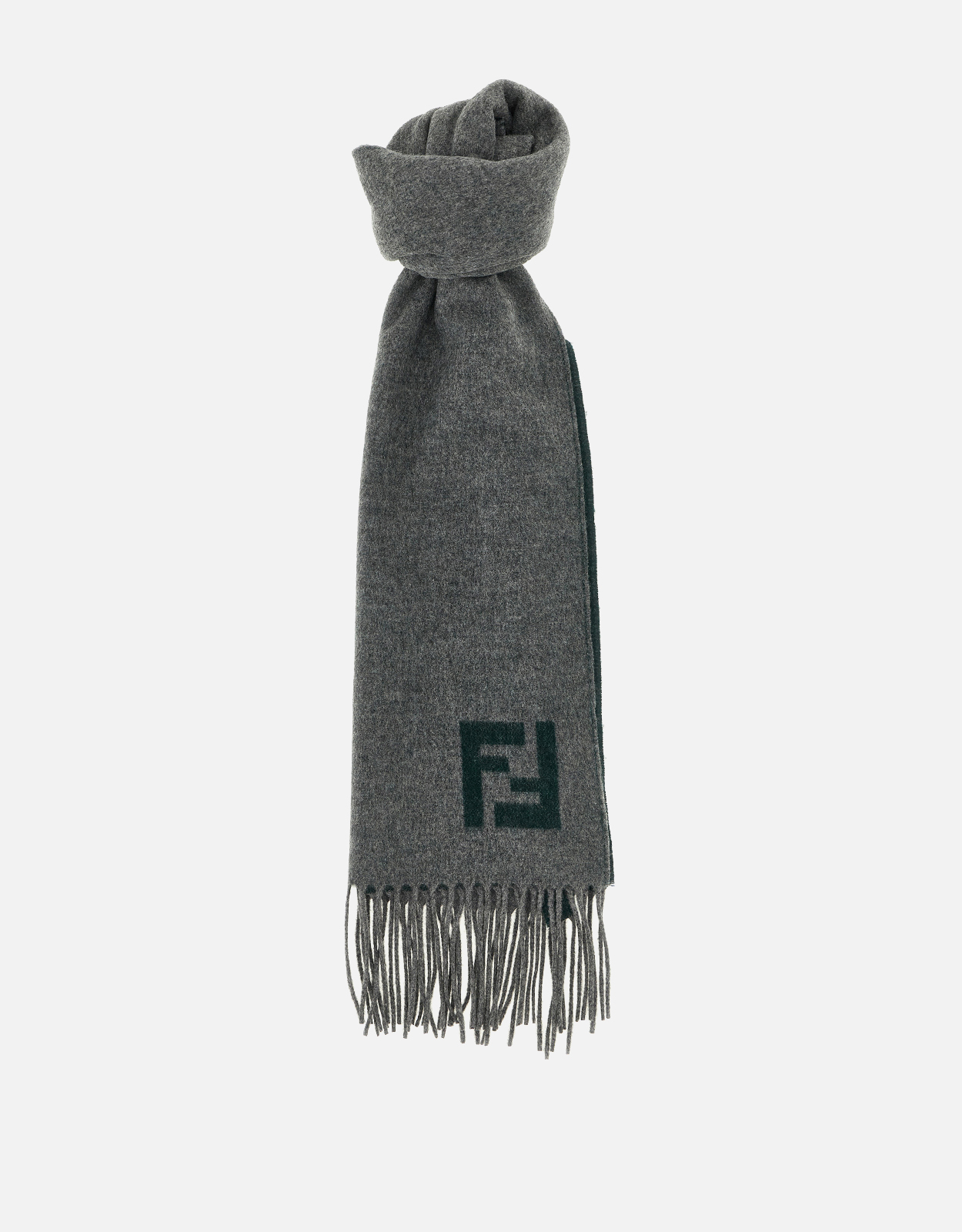 FENDI Fendi Men's Wool Cashmere Double-sided Scarf　フェンディ メンズ ウール カシミア 両面スカーフ