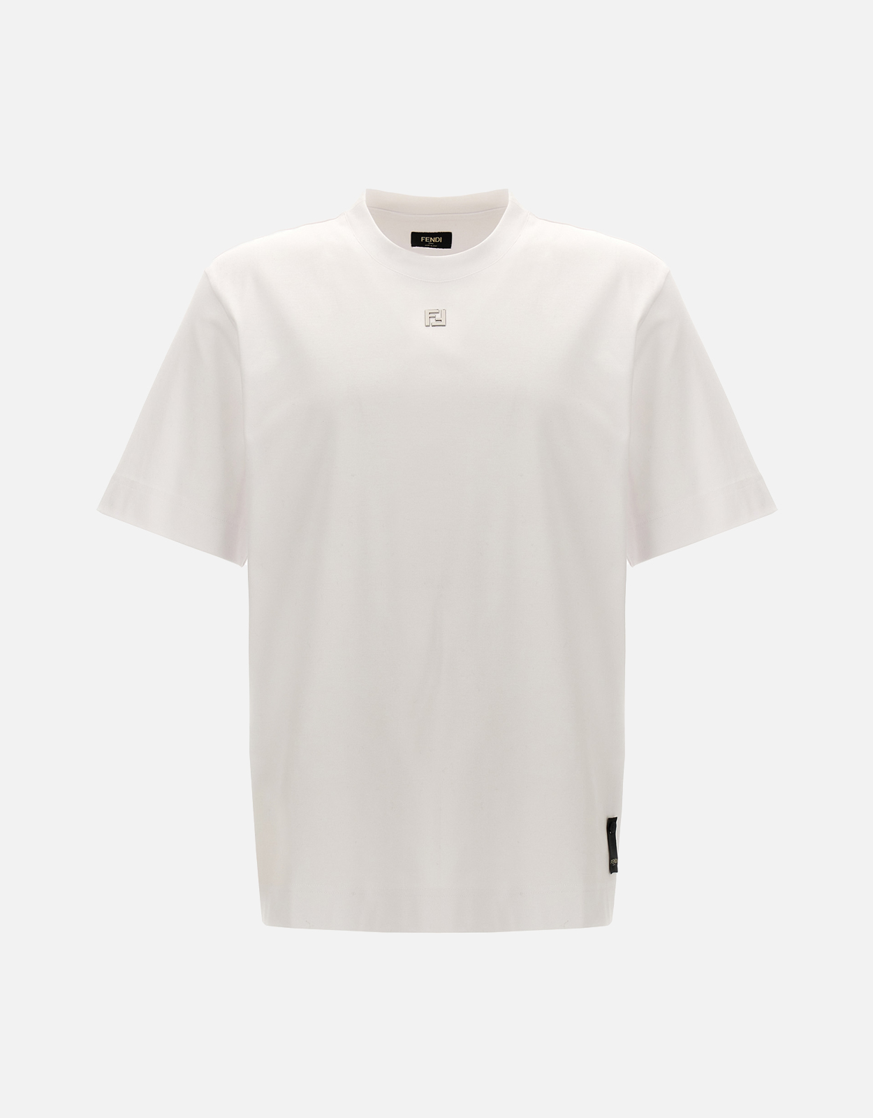 Fendi Men's Cotton FF Logo T-Shirt () IFCHIC.COM