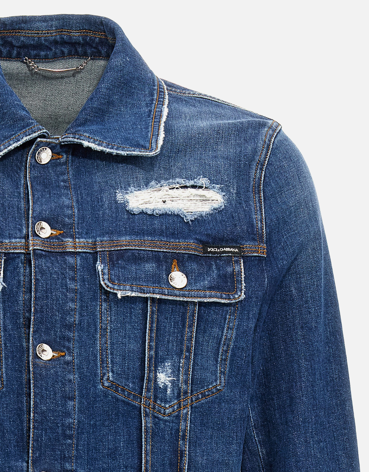 Dolce & Gabbana メンズストレッチデニムジャケット () IFCHIC.COM