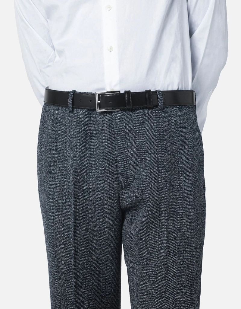 Prada Black polished leather belt (Accessories,Belts) IFCHIC.COM