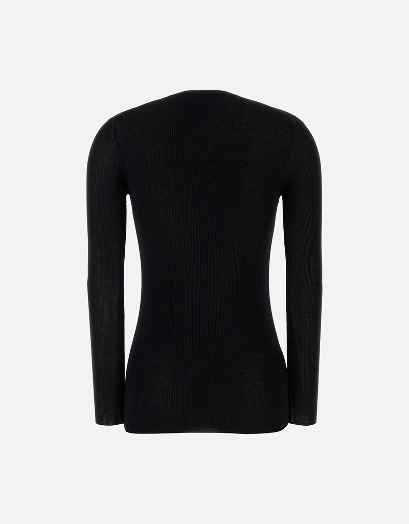 Prada リブニット初剪ウールスリムフィットカーディガン (すべての新品