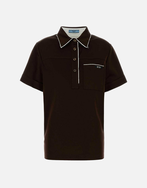 Prada リスリーコットンポロシャツ (すべての新品) IFCHIC.COM