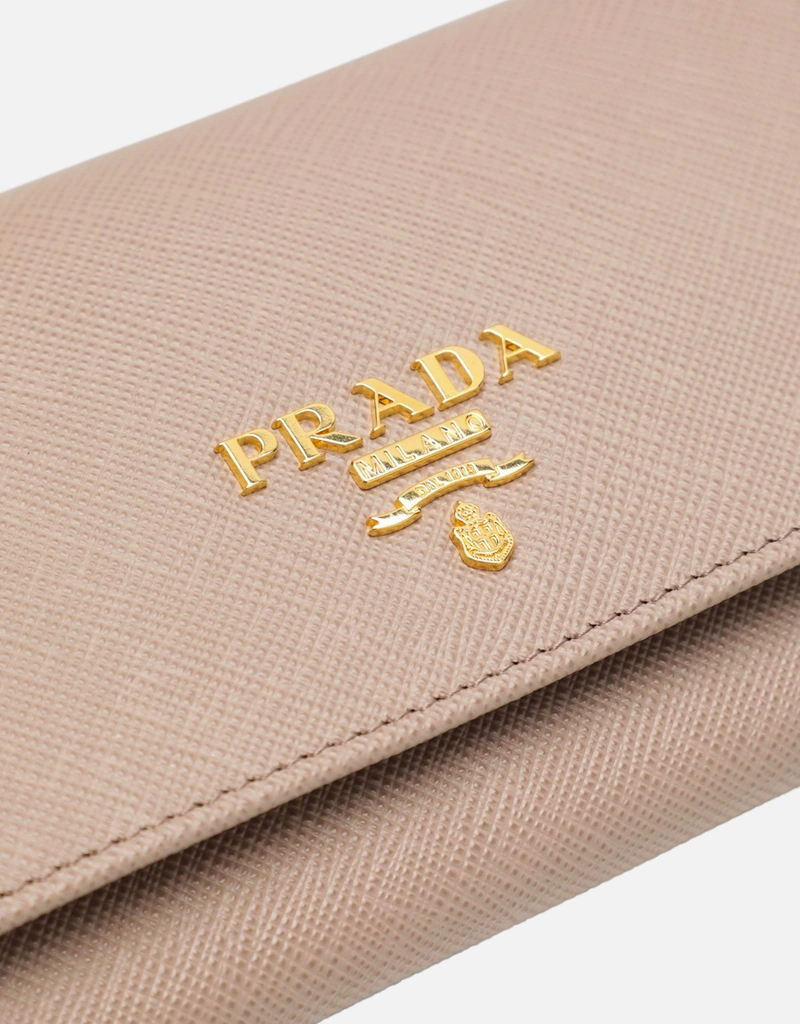 Prada ラージサフィアーノカーフレザーウォレット (財布とカード