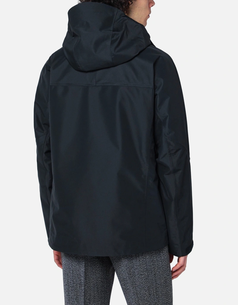 Prada メンズ テクニカルファブリック オーバーサイズ フーデッド