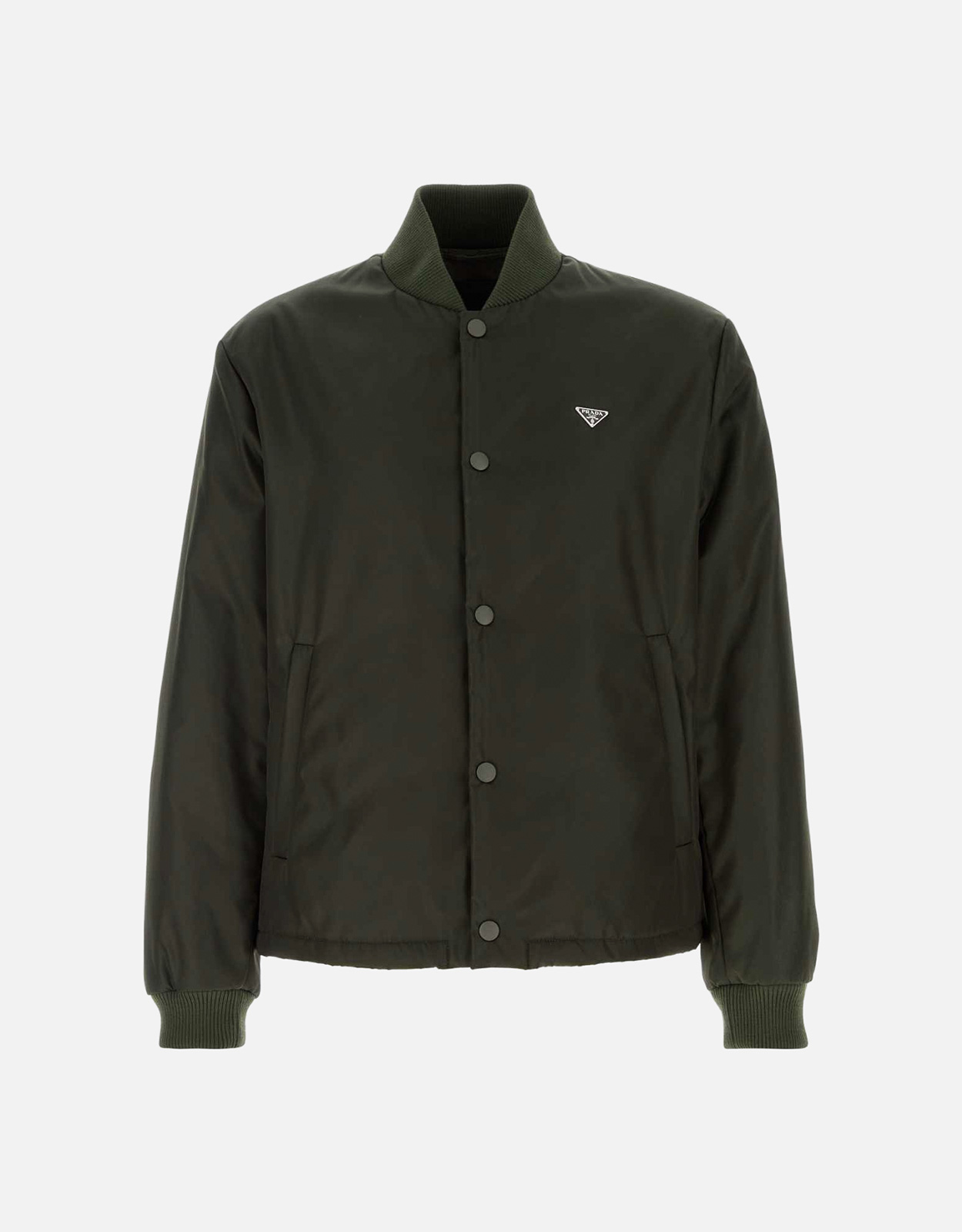 Prada Prada Men's Re-Nylon Logoed Bomber Jacket - IT 46　プラダ メンズ Re-Nylon ロゴ入りボンバー ジャケット - IT 46