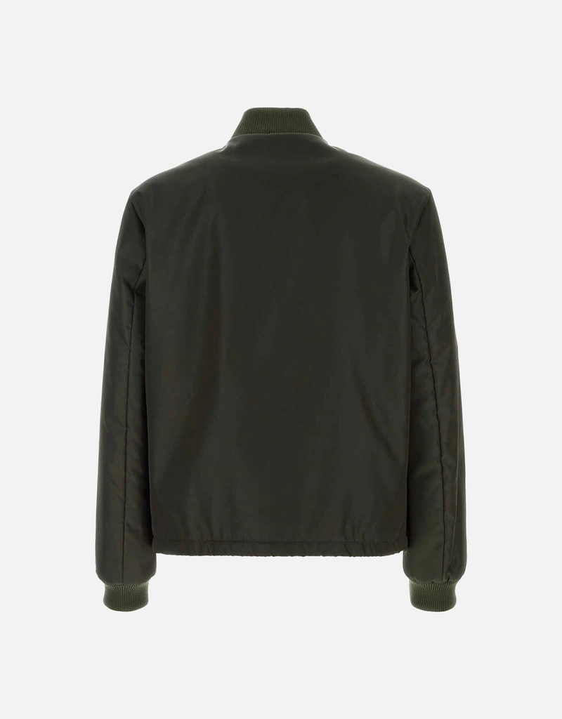 Prada メンズリナイロンロゴボンバージャケット (すべての新品) IFCHIC.COM
