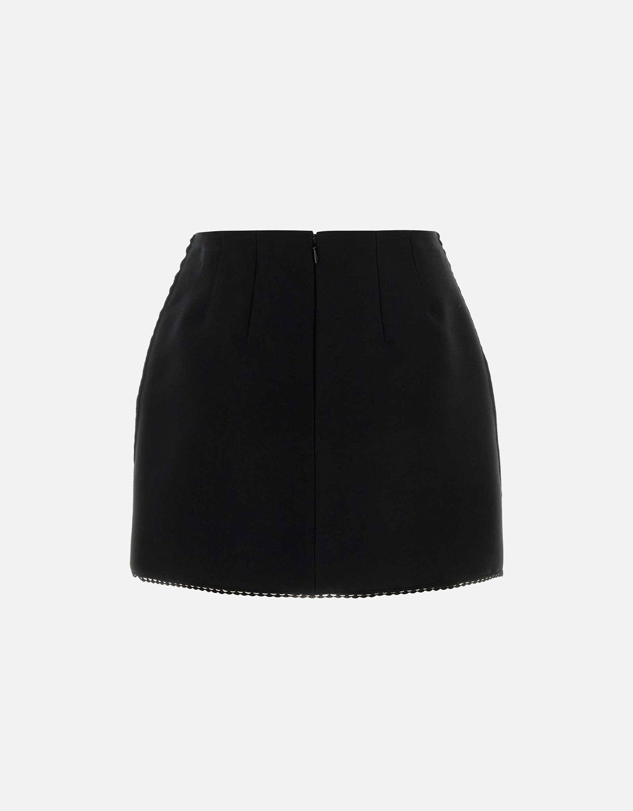 【よ様】超美品！PRADA ウール ミニ スカート ボーダー 40 超美品！PRADA ウール ミニ スカート ボーダー 40 ダークグレー ウール