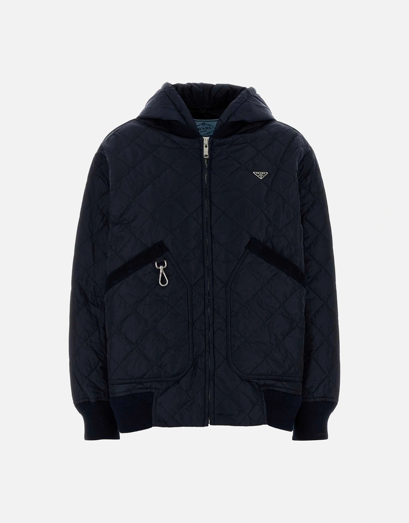 Prada リナイロンフード付きブルゾンジャケット (すべての新品) IFCHIC.COM