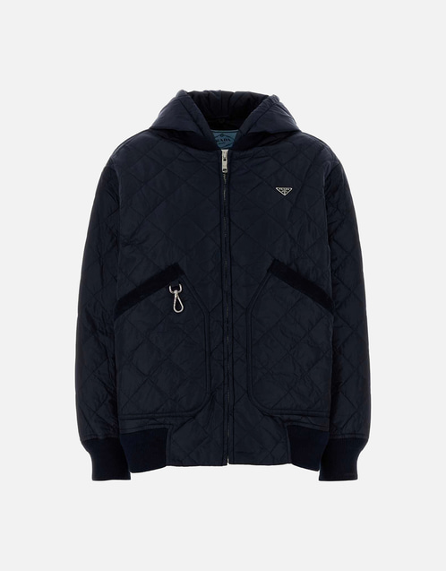 Prada リナイロンフード付きブルゾンジャケット (すべての新品) IFCHIC.COM