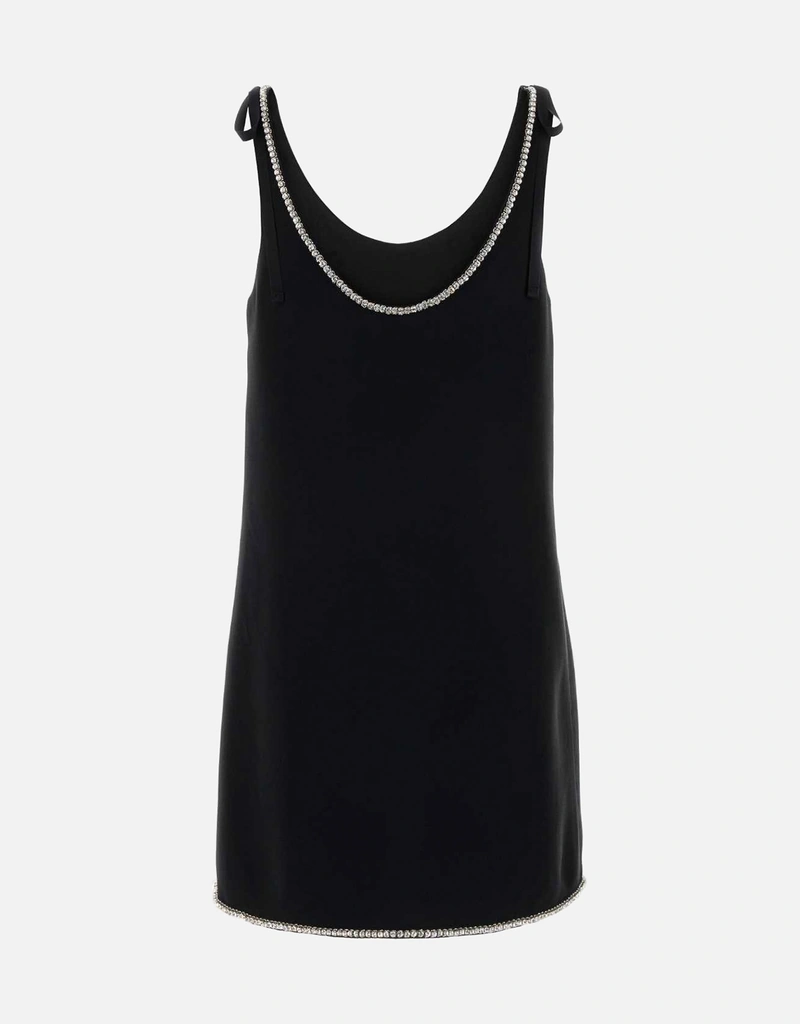 Prada Compact Sabl Mini Dress (All New In) IFCHIC.COM