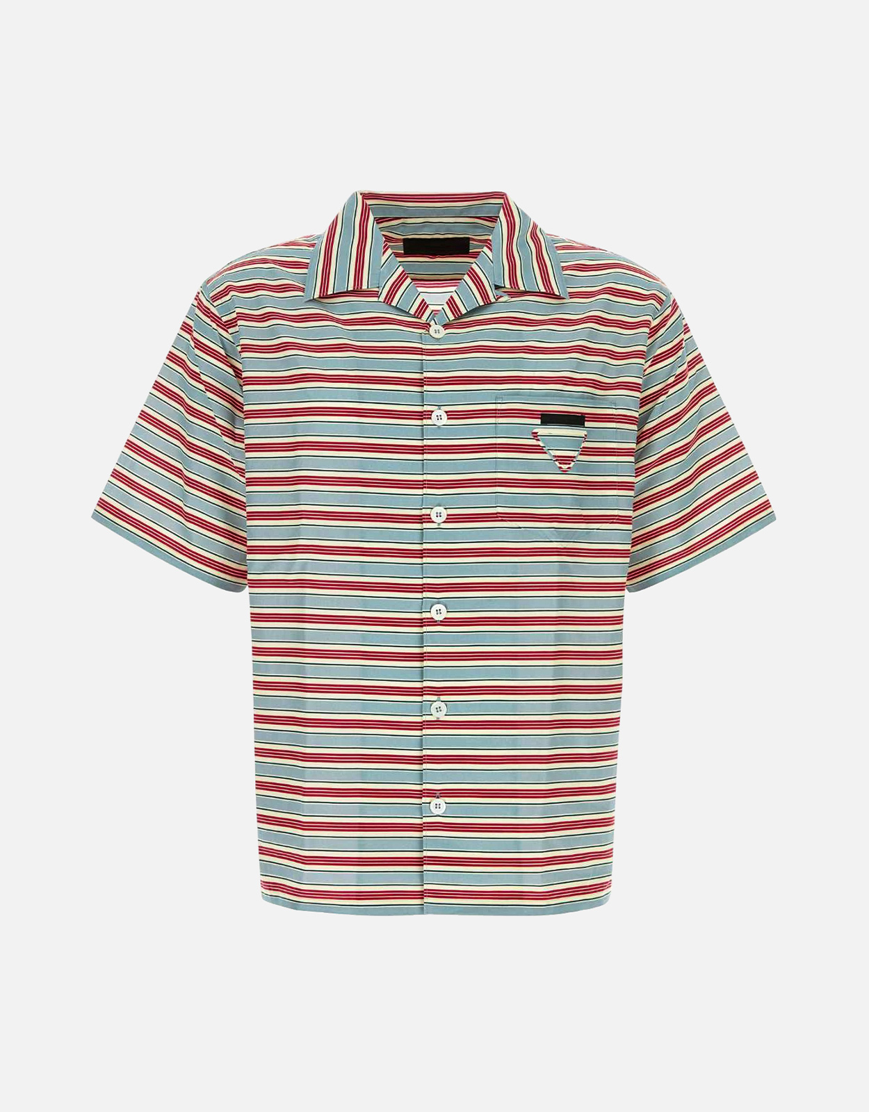 Prada メンズ 刺繍コットンシルク混紡シャツ (すべての新品) IFCHIC.COM