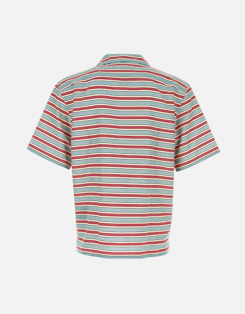 PRADA シャツ Prada メンズ 刺繍コットンシルク混紡シャツ (すべての新品) IFCHIC.COM