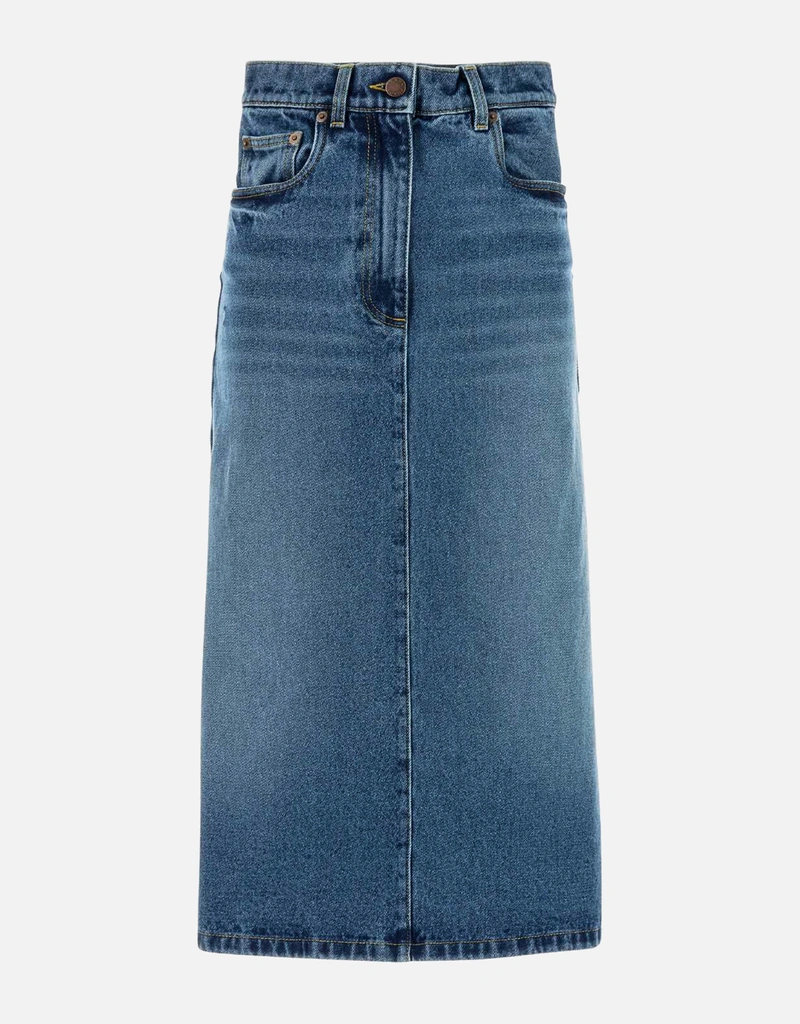 プラダ　フレアスカート　40 新品 PRADA（プラダ） フレアスカート 40 ブルー レディース : ZOZOTOWN