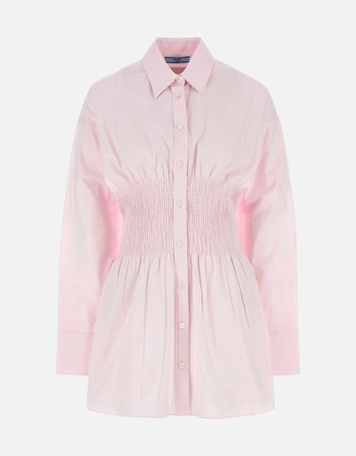 PRADA 女性らしくエレガントなピンクシャツ PRADA 女性らしくエレガントなピンクシャツ