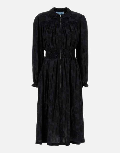 Prada フローラル絎縫ドレス (すべての新品) IFCHIC.COM
