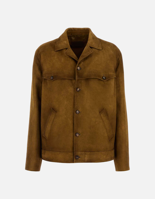 PRADA ラムレザー　ジャケット　46 Prada メンズスエードラムスキンジャケット (すべての新品) IFCHIC.COM