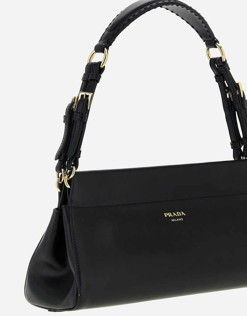 Prada ナッパカーフレザーショルダーバッグ () IFCHIC.COM