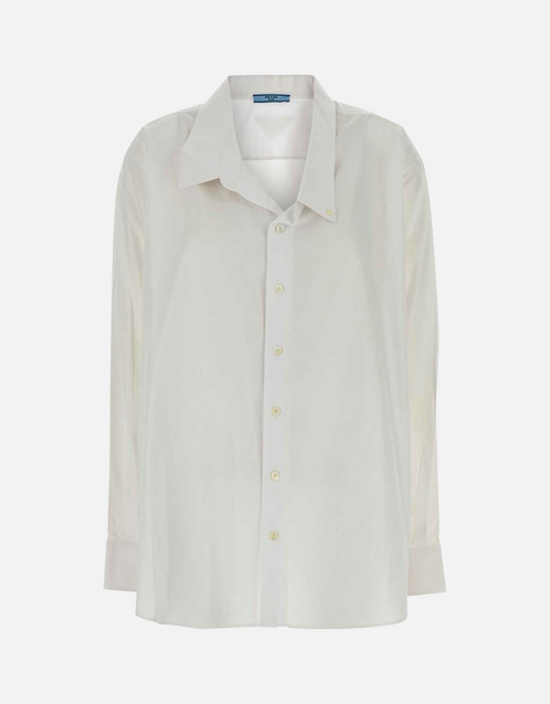 Prada ポプリン オーバーサイズ シャツ (すべての新品) IFCHIC.COM