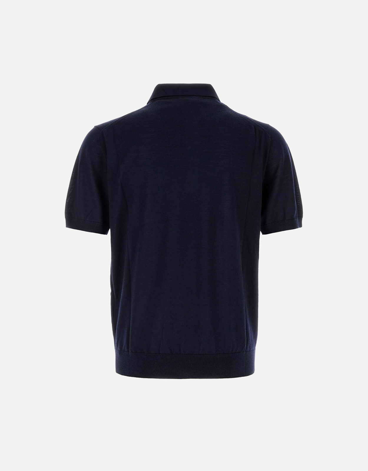 Prada メンズ純粋未使用バージンウールポロシャツ (すべての新品