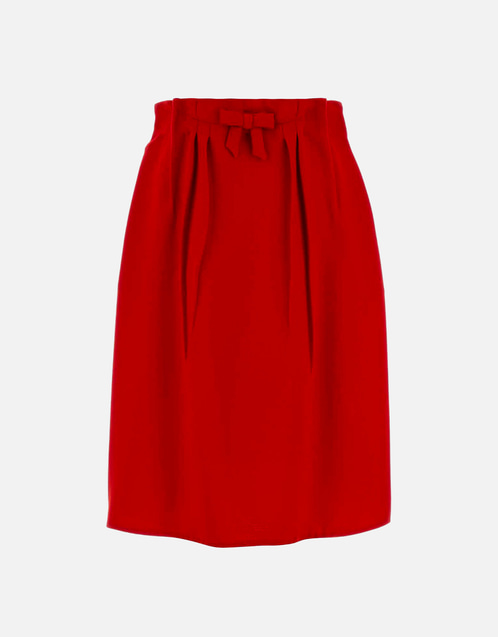 Prada メランジェナッテヴァージンウールミディスカート (すべての新品