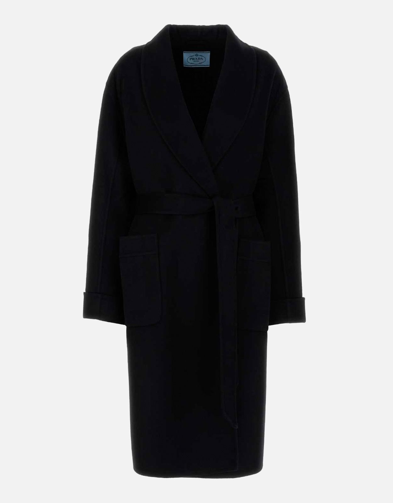 Prada シングルブレスト ダブルカシウール コート (すべての新品