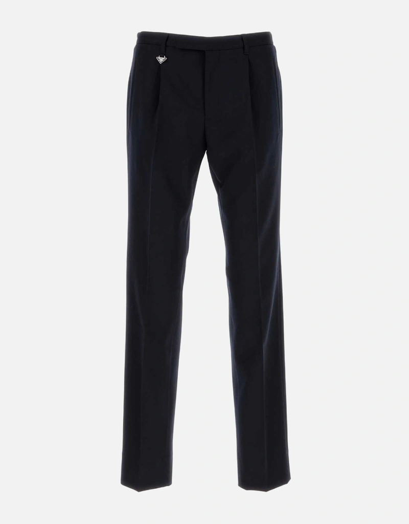 Prada Men's Virgin Wool Inverted Pleats Pants (All New In) IFCHIC.COM