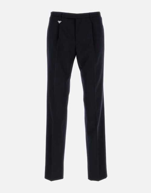 Prada Men's Virgin Wool Inverted Pleats Pants (All New In) IFCHIC.COM