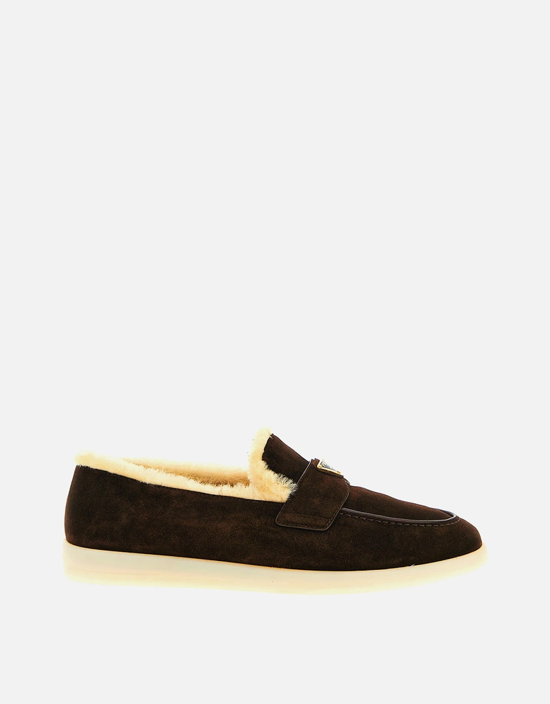 Prada メンズスエードローファー () IFCHIC.COM