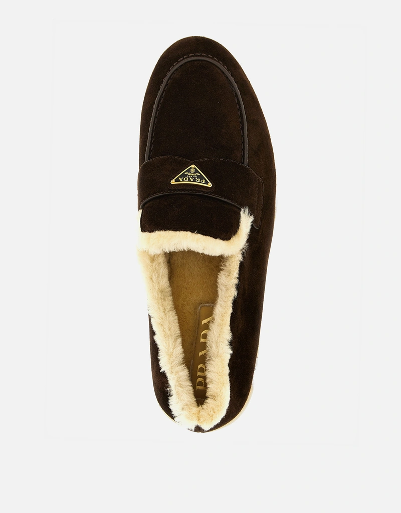 Prada メンズスエードローファー () IFCHIC.COM