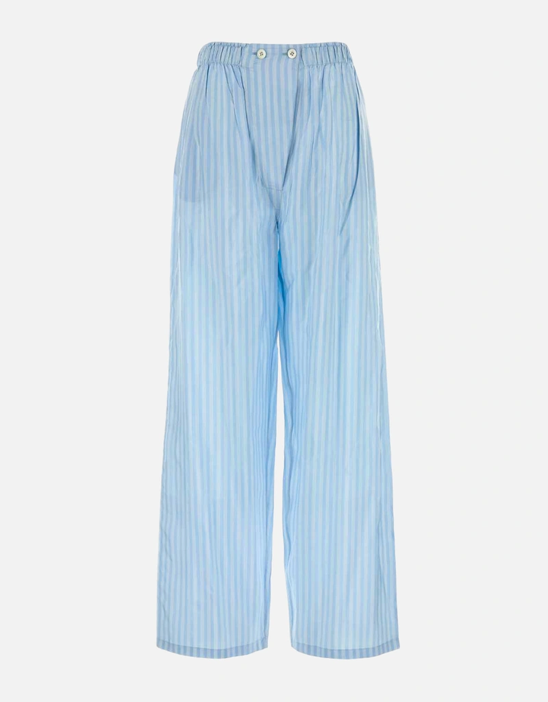 Prada Embroidered Silk Pyjama Pants (All New In) IFCHIC.COM