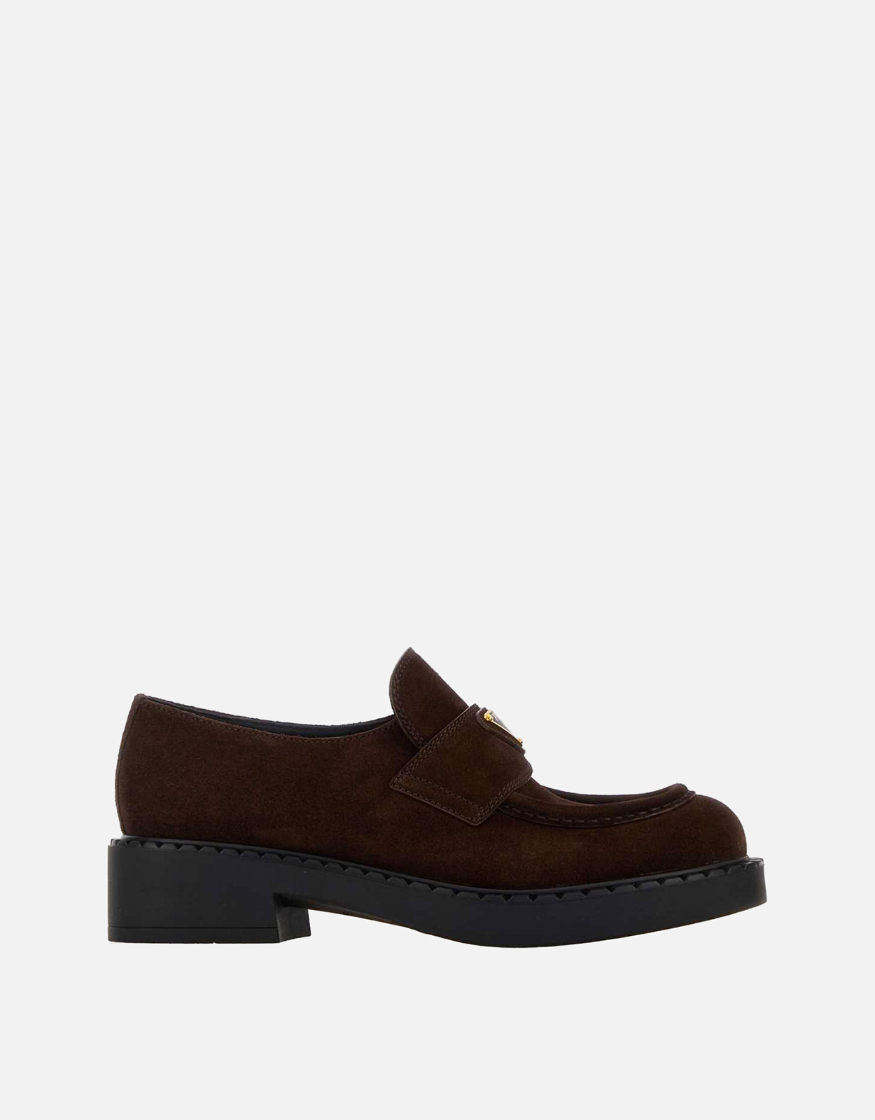 Prada チョコレートスエードローファー () IFCHIC.COM