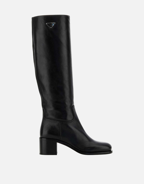 ラムチョコちーずさん専用PRADA ブーツ23cm(35.5)牛革/3U5360 PRADA