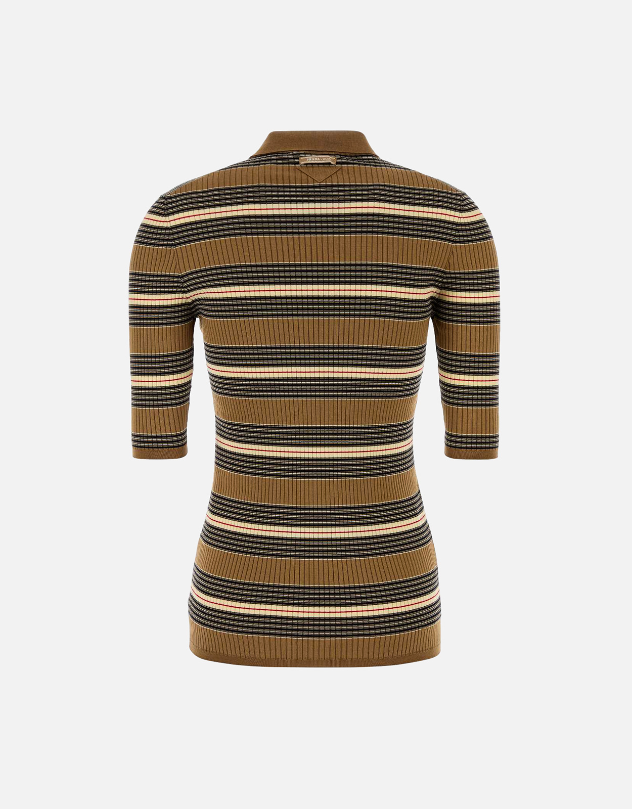 PRADA ストライプ ポロシャツ M Prada ストライプコットンポロシャツ (すべての新品) IFCHIC.COM