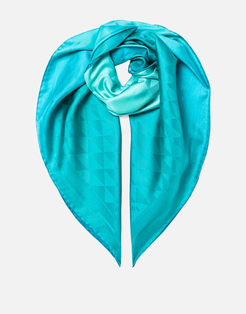 Prada プリントシルクツイルスカーフ (スカーフ) IFCHIC.COM