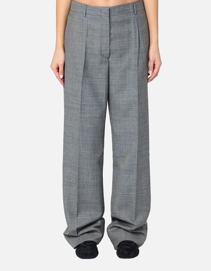 Prada ウールワイドレッグパンツ (パンツ) IFCHIC.COM