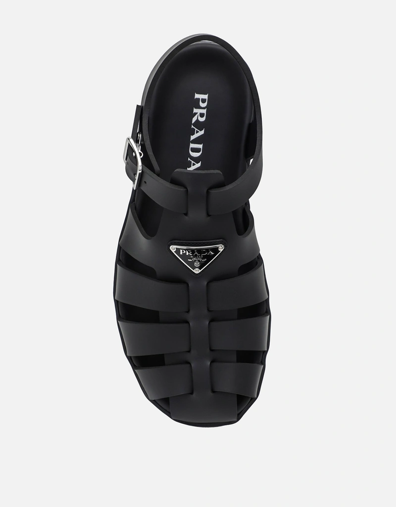 Prada メンズラバー漁師サンダル (シューズ) IFCHIC.COM