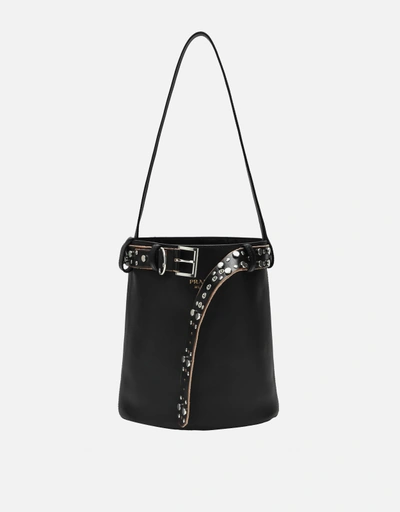 PRADA ブラック バケットバッグ Prada バケットバッグ | バッグ 新作・セール | IFCHIC ジャパン公式サイト