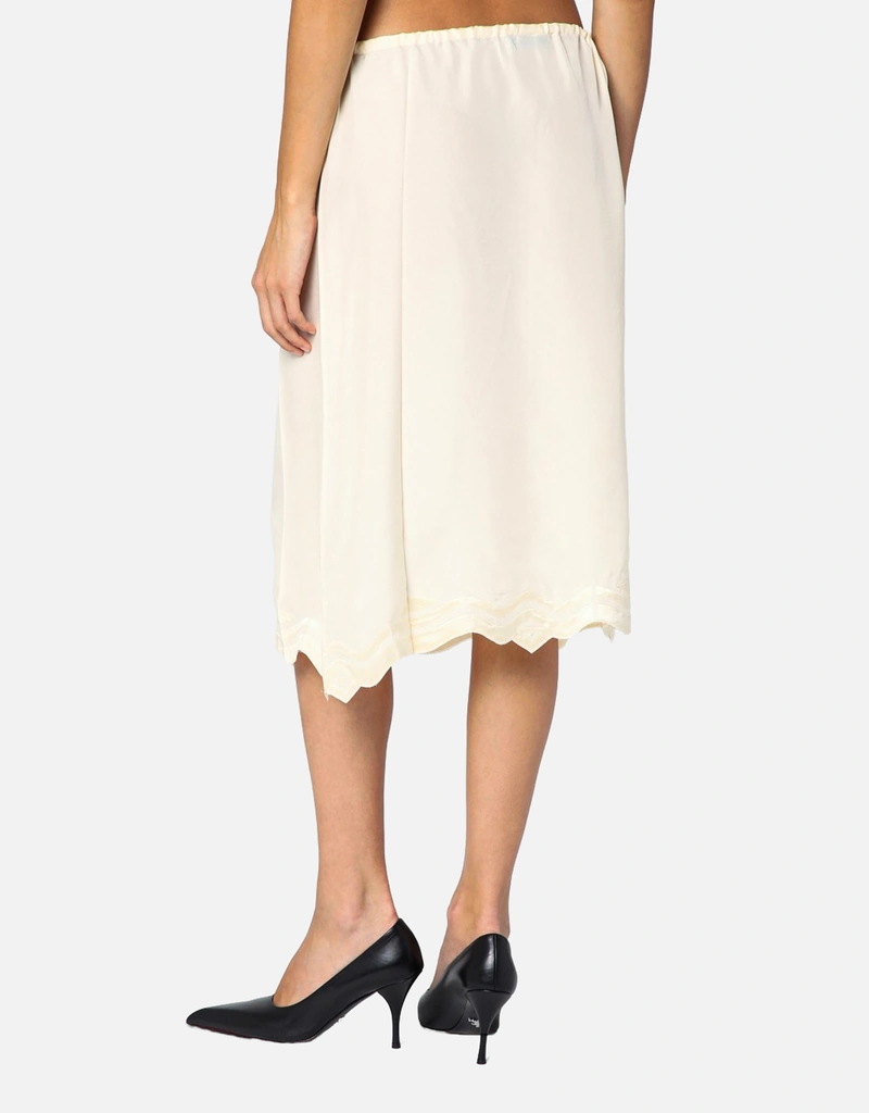 Prada アイボリーシルクスカート (ドレス) IFCHIC.COM