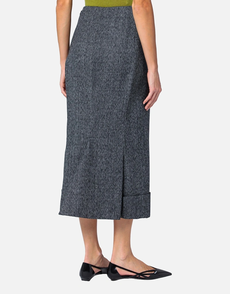 Prada ウールミディスカート (ドレス) IFCHIC.COM