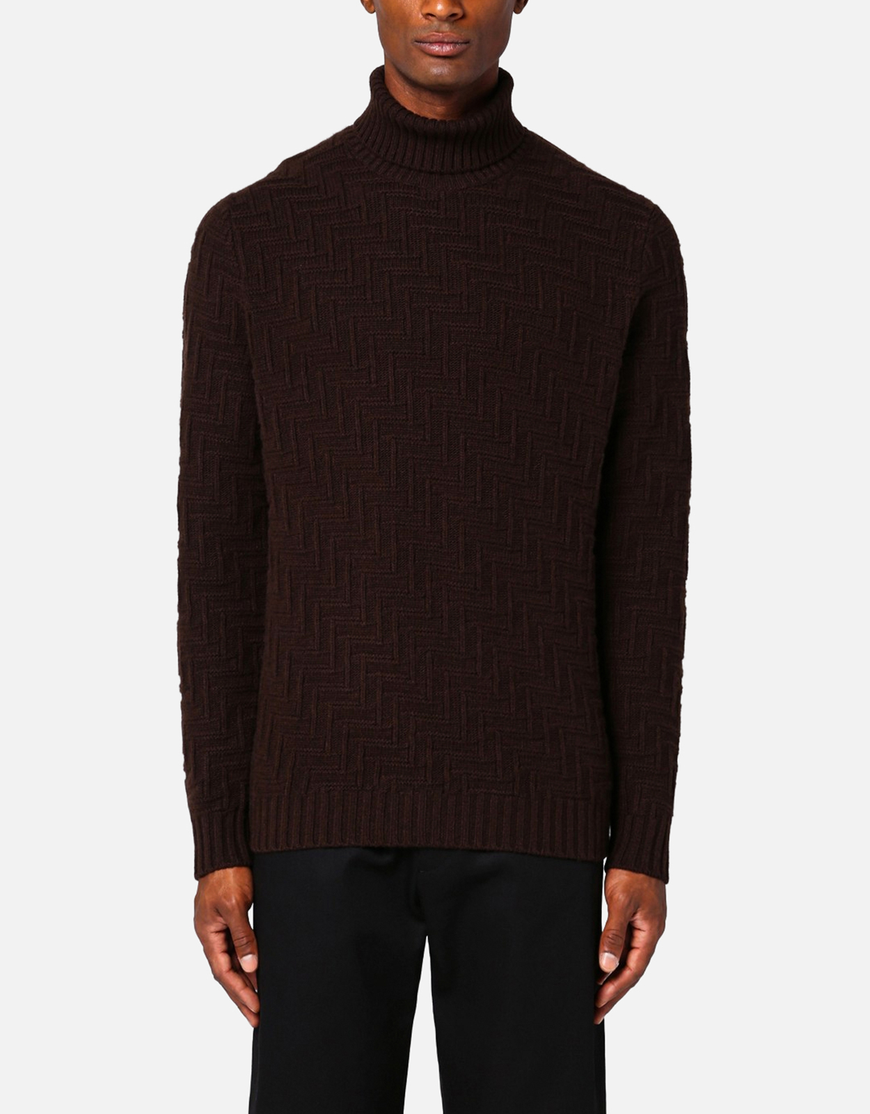 Prada メンズカシミヤ混タートルネックセーター (アパレル,シャツ